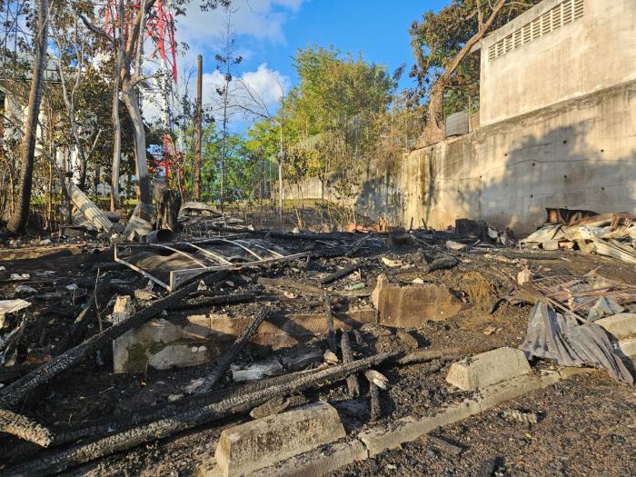 Incendie à Grand-Camp