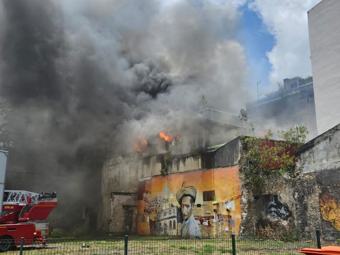 Incendie rue Peynier