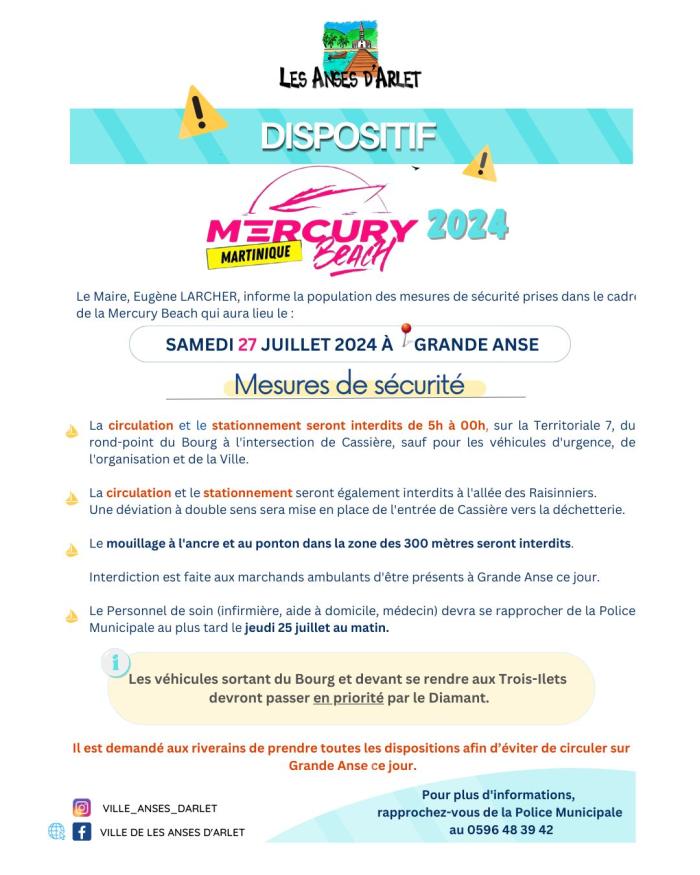dispositif mercury beach