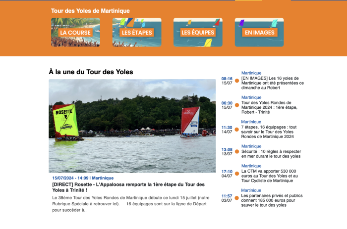 Rubrique Tour des Yoles