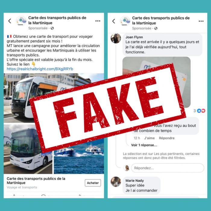 Fake News Martinique Transport