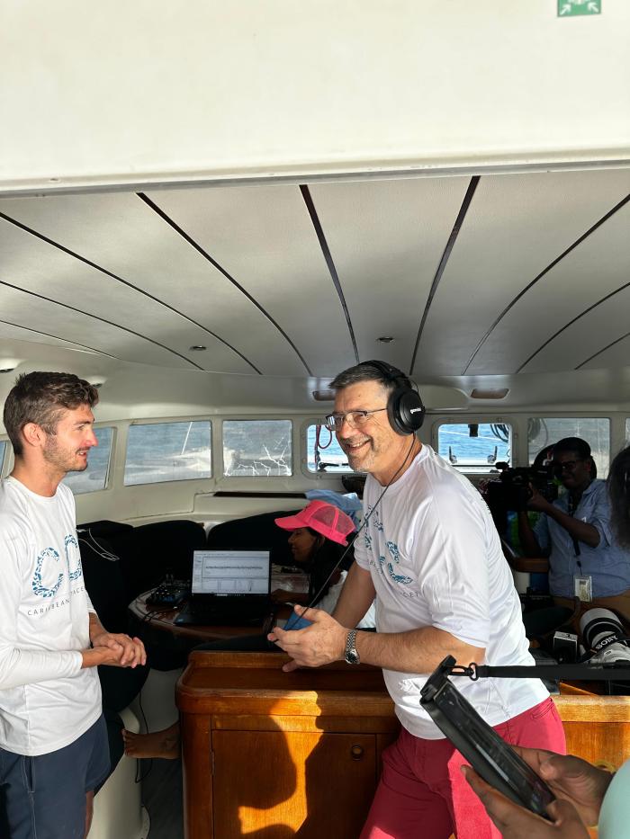 Préfet et Lucas Vernier