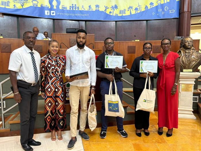 Apprentis diplômés Région Guadeloupe