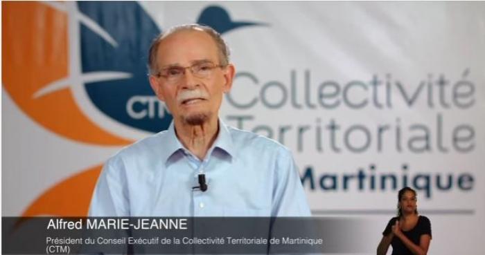 Alfred Marie-Jeanne présente ses voeux aux Martiniquais