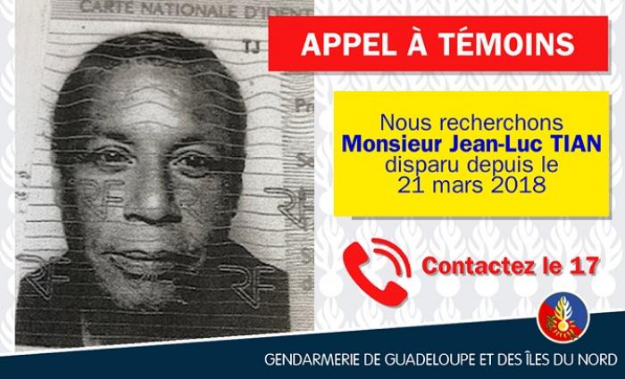 Appel à témoins : avez-vous vu Jean-Luc Tian