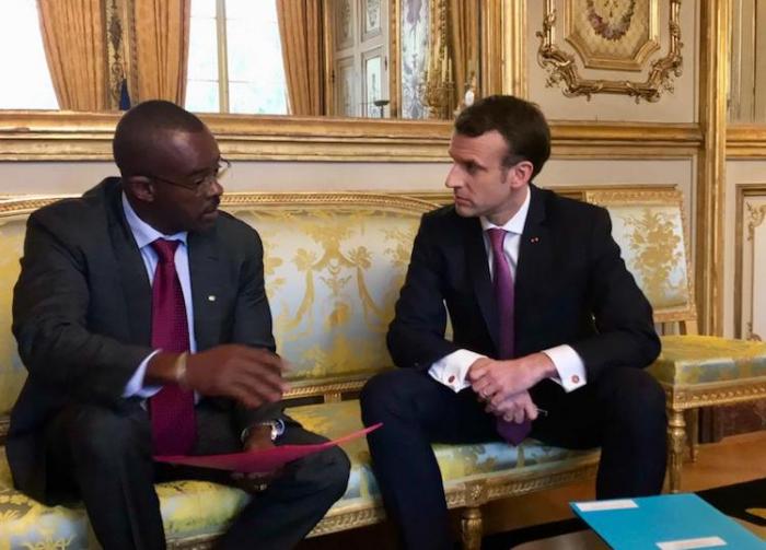 Ary Chalus à l'Elysée