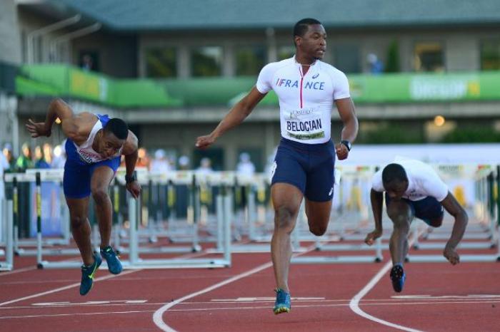 Athlétisme: Bélocian en bronze