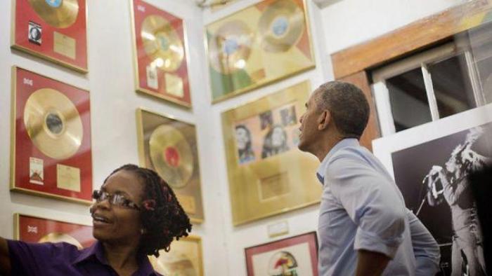 Barack Obama en visite officielle en Jamaïque