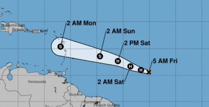 Beryl devient le premier ouragan de la saison 2018