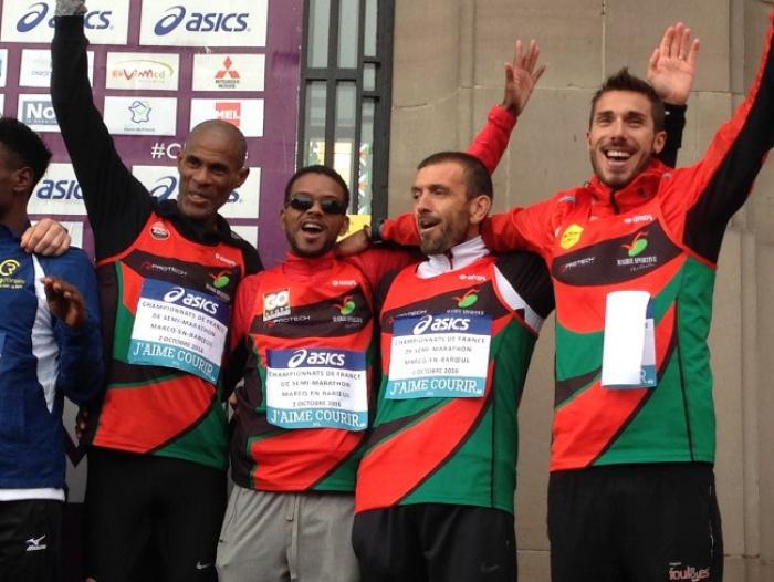 Claude Nohilé est encore champion de France de semi-marathon