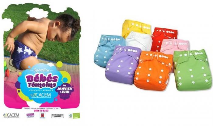 Couches lavables : Bilan positif pour l'opération "bébés témoins"