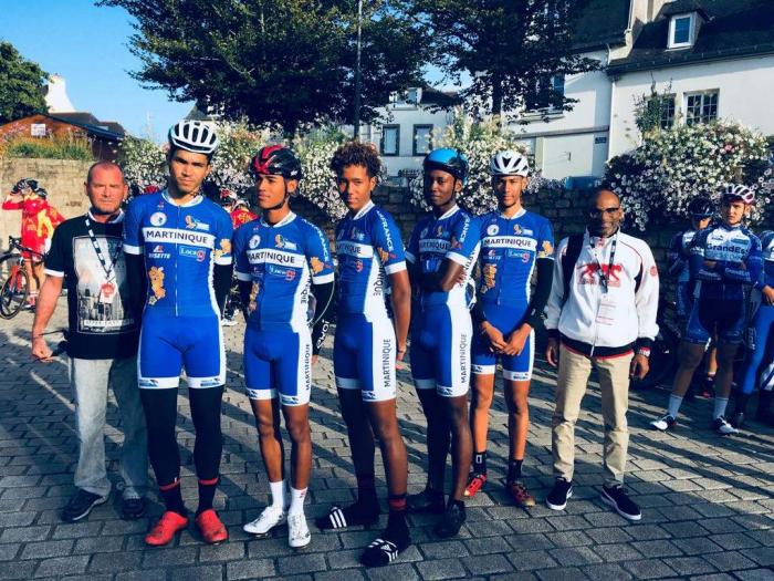Cyclisme : Erwann Legaillard de la sélection de Martinique termine 4ème au championnat de France Cadets