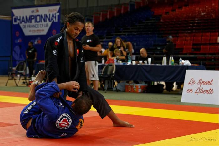 David Pierre Louis en route pour les Championnats du Monde de J.J.B.