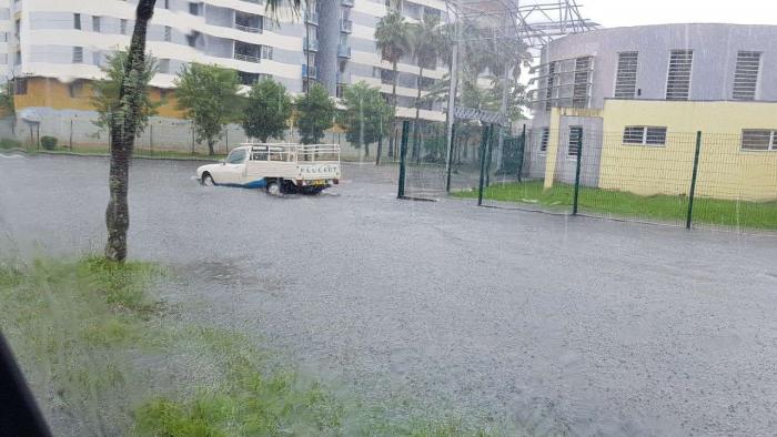 De la pluie, et encore de la pluie ce vendredi matin en Martinique