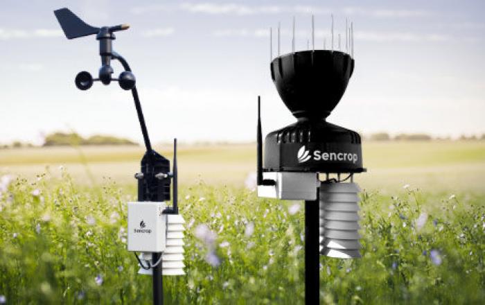 Des stations météo connectées dans les champs des agriculteurs