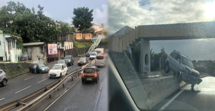Deux accidents de la circulation recensés sur la Rocade de Fort-de-France