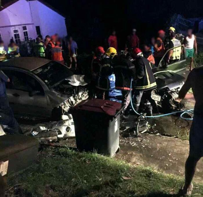 Deux morts dans un choc frontal à Rivière-Pilote