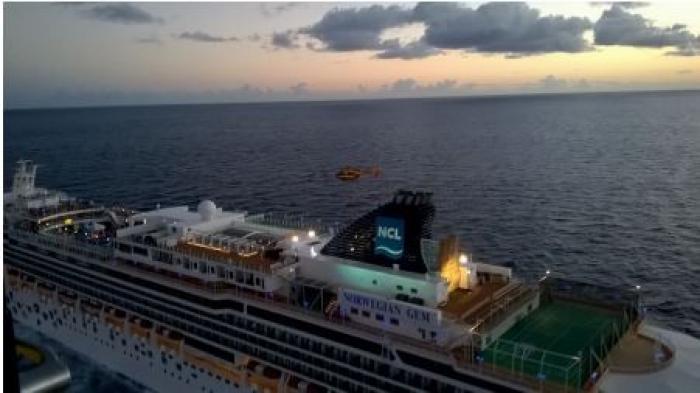 Deux passagers évacués par deux hélicoptères d'un bateau de croisière