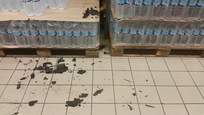 Départ de feu suspect dans un supermarché du Gosier