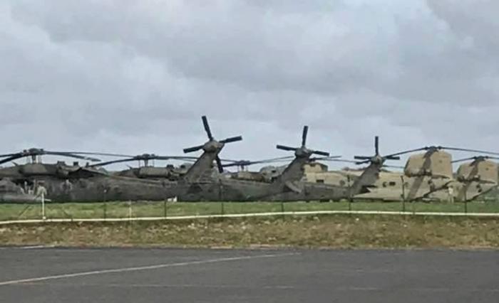 Dominique : 8 hélicoptères américains ont atterri en Guadeloupe