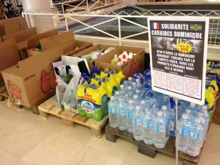 Dominique : la collecte se poursuit