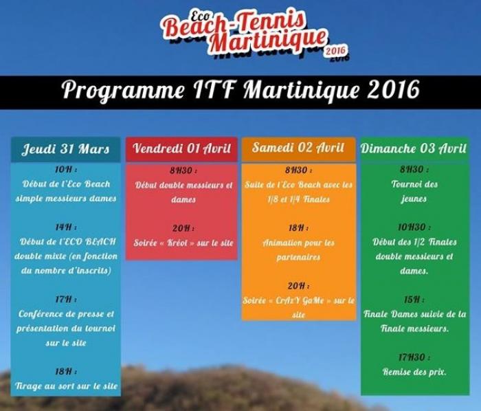 Eco beach tennis de Martinique : La compétition est lancée !