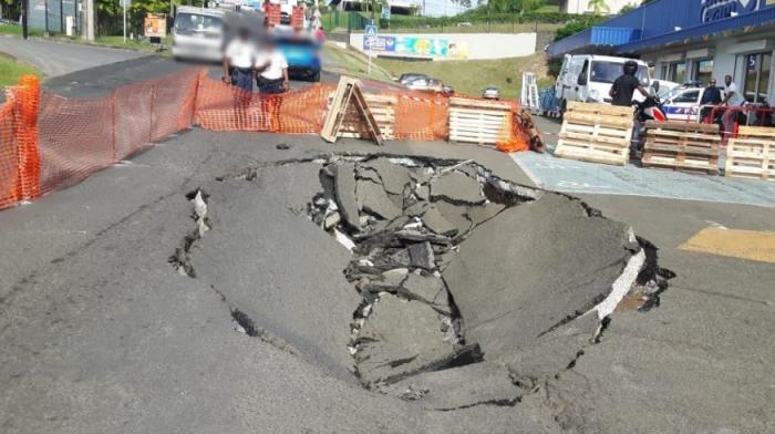 Effondrement de la route à Jambette : les premiers travaux prévus, ce dimanche