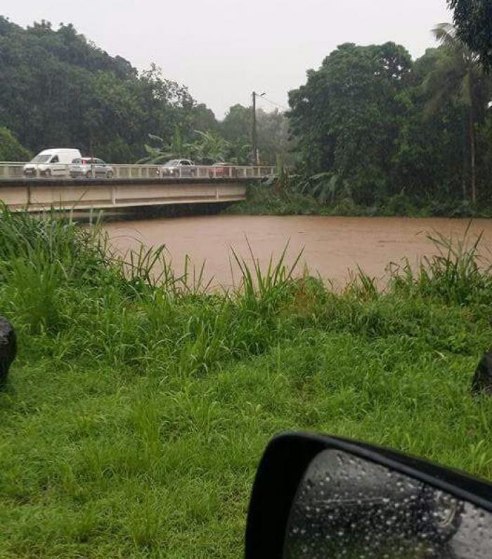 En image : les intempéries frappent le nord Basse-Terre de plein fouet