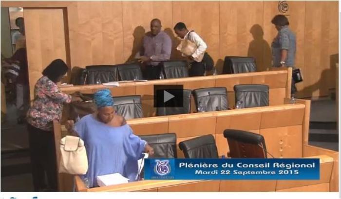 EN VIDEO : l’avant-dernière plénière de la collectivité « Région Martinique » ce vendredi 30 octobre 2015