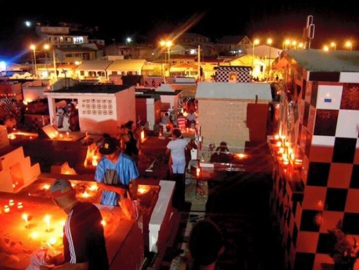 Fête des morts et le cimetière de Morne-à-l'eau