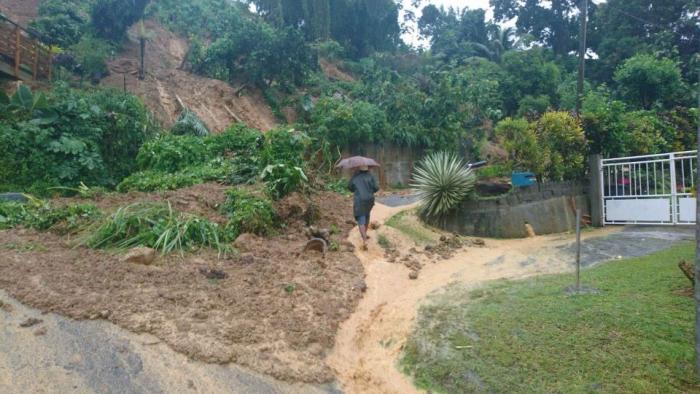 Fortes pluies : la point de la préfecture de Martinique