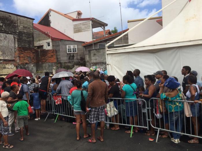 Foule à la 1ère édition de la fête du lambis à Fort-de-France