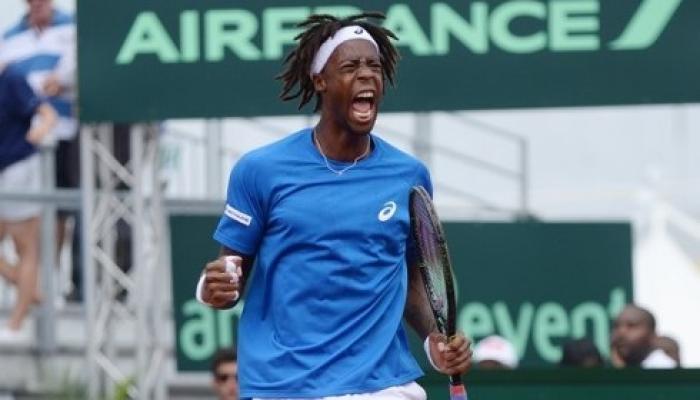 Gaël Monfils remporte sa rencontre contre Frank Dancevic