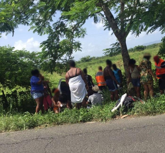Grave accident de la route aux Trois-Ilets