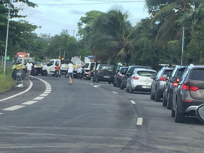 Grosse mobilisation des agents de Routes de Guadeloupe