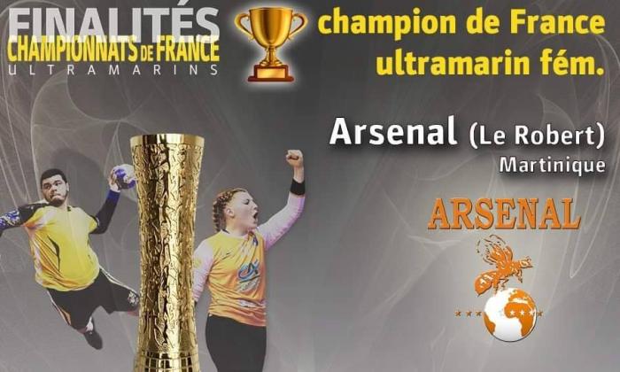 Handball : victoire de l'Arsenal du Robert face à l'Intrépide de Guadeloupe 26 à 18