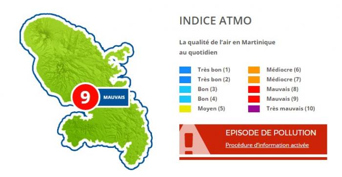 Il ne fait pas bon respirer en Martinique