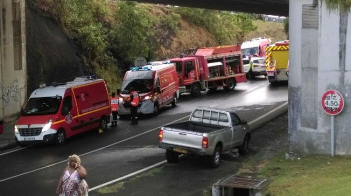 Important accident à Sainte-Luce