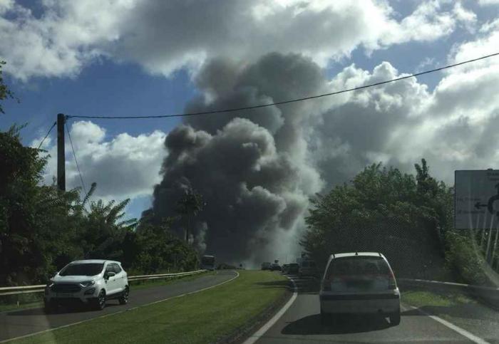 Incendie au Diamant : réouverture de la RD7