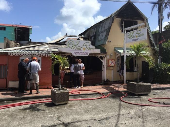 Incendie à La Villa Créole :"ça m'a fait un coup"