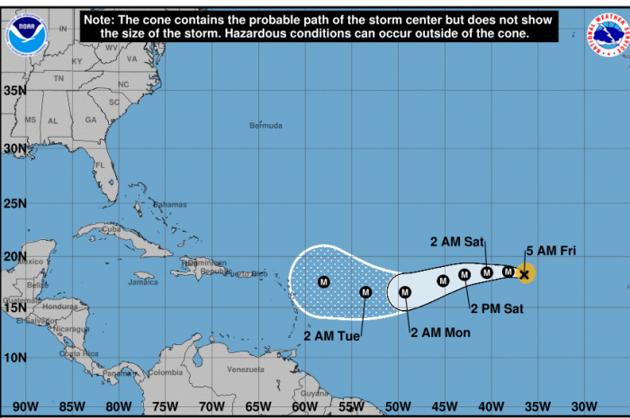 IRMA poursuit sa route vers le nord de l'arc antillais