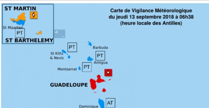 ISAAC : la vigilance rouge cyclone est maintenue