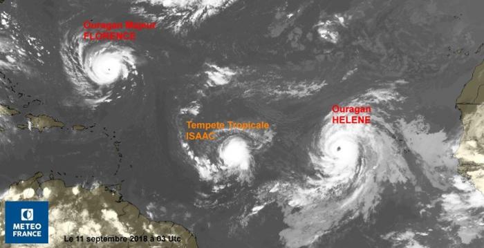 ISAAC rétrogradé en tempête tropicale