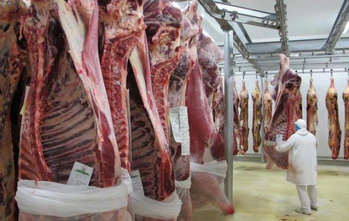 Josette Borel-Lincertin visite l'abattoir du Moule
