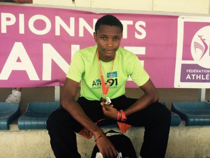 Jude Christine nouveau champion de France Cadets du 400 m à Albi