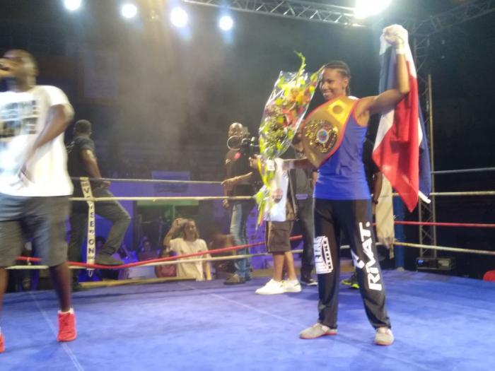 Kanelle Léger est toujours championne du monde de boxe française