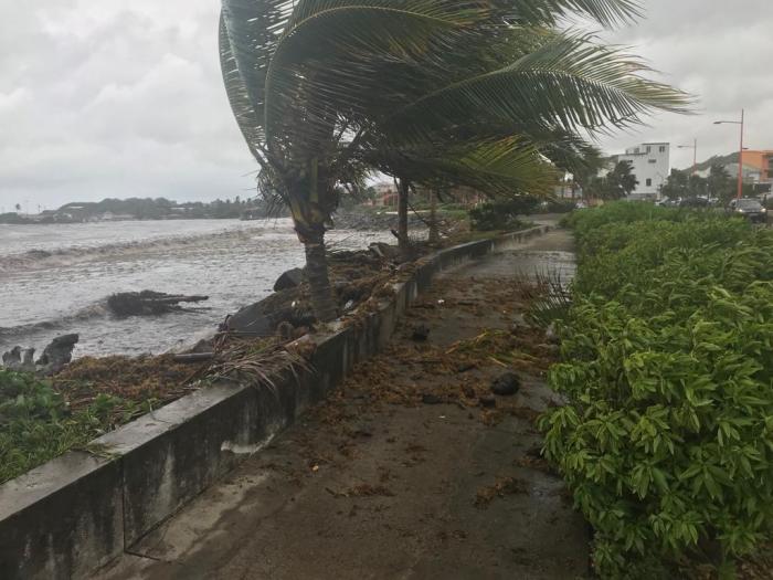 KIRK : les premiers effets sur le sud de la Martinique