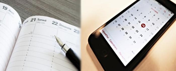 L'agenda papier est-il en voie de disparition ?