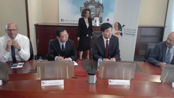 L'ambassadeur de Chine en France était de passage en Martinique