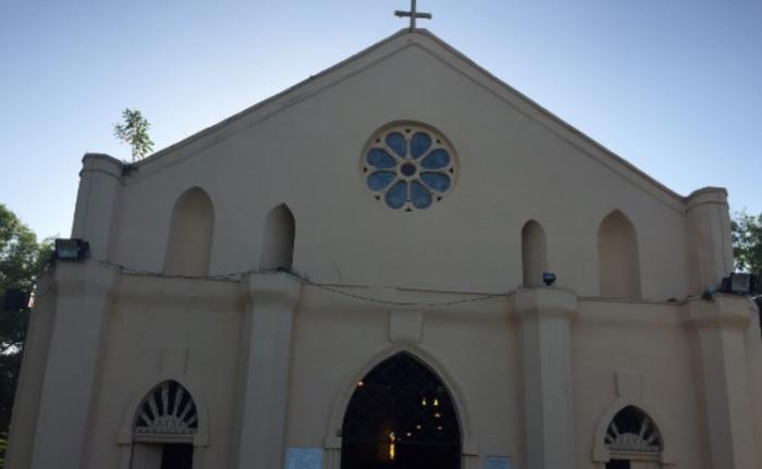 L'Eglise Immaculée Conception des Abymes vandalisée